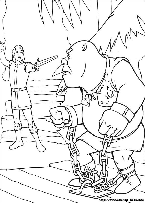 Shrek the Third coloring picture